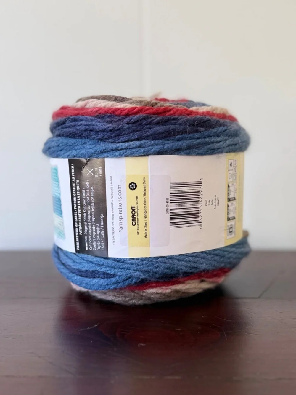 (2) Caron Chunky Cakes in Trifle (discontinued)Super Bulky 100% Acrylic, 297yds